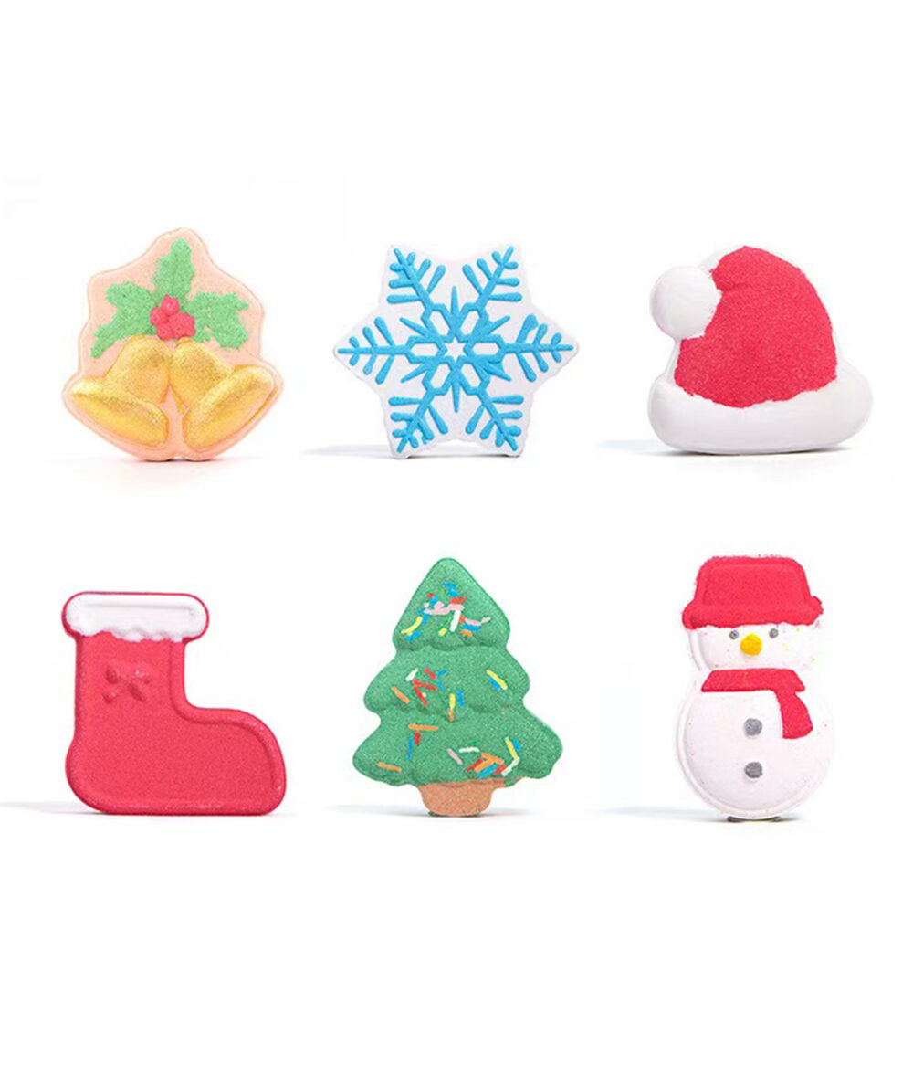 Santa Claus various shapes bubble bath balls