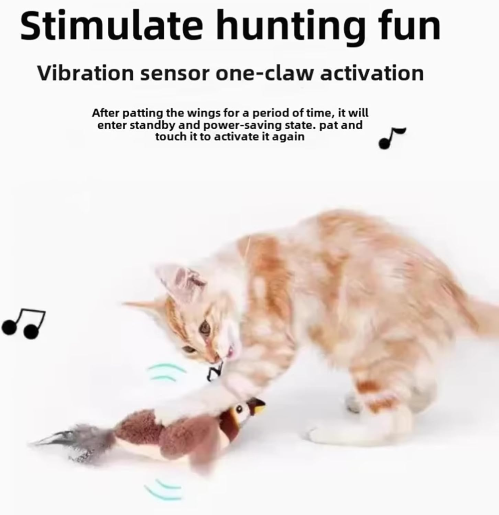Simulated chirping bird cat toy - Image 5