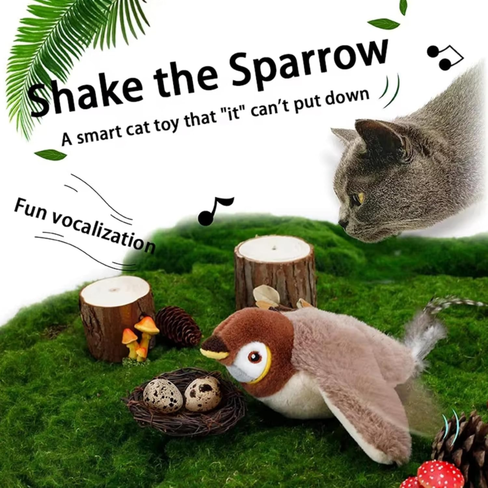 Simulated chirping bird cat toy - Image 2